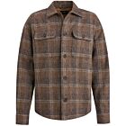 Overshirt VANGUARD check brushed hot fudge