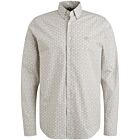 Overhemd VANGUARD print on poplin bright white