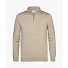 Trui PROFUOMO half zip beige
