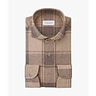 Overhemd PROFUOMO x-cutaway sc sf beige