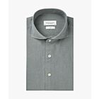 Overhemd PROFUOMO x-cutaway sf linen green