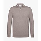 Trui PROFUOMO half zip mid brown