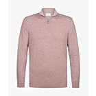 Trui PROFUOMO half zip dark pink