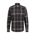 Overshirt STATE OF ART ls y/d check brown blue