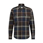 Overshirt STATE OF ART ls y/d check brown blue