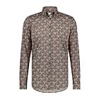 Overhemd STATE OF ART LM ls printed pop brown