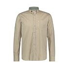 Overhemd STATE OF ART ls print poplin beige