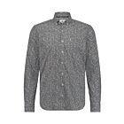 Overhemd STATE OF ART print poplin blue brown