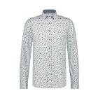 Overhemd STATE OF ART print poplin white red