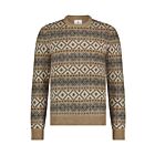 Trui STATE OF ART crewneck jacquard beige