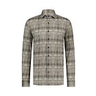 Overhemd STATE OF ART checked printed beige