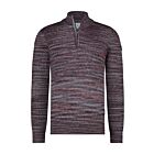 Trui STATE OF ART sportzip marled dark red