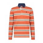 Rugbyshirt STATE OF ART stripe red green