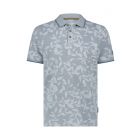 Polo STATE OF ART pique ss blue print