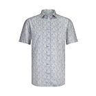 Overhemd STATE OF ART KM print slub white/multi
