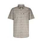 Overhemd STATE OF ART KM print poplin beige