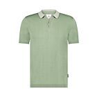 Polo STATE OF ART zip knitted green