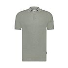 Polo STATE OF ART knitted texture green