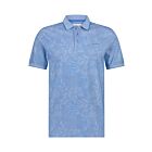 Polo STATE OF ART pique print blue