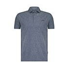 Polo STATE OF ART pique plain cobalt