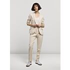 Pantalon SUMMUM punto milano ivory white