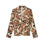 Blazer SUMMUM painted flower cotton elastane