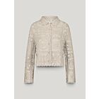 Vest SUMMUM flower crochet knit ivory