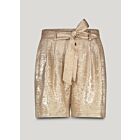 Short SUMMUM metallic lamee sesame
