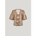 Blousejasje SUMMUM stripe printed peanut