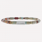 Armband STEEL & BARNETT stones colourful aqua