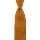 Stropdas SIR REDMAN gebreid cognac-*