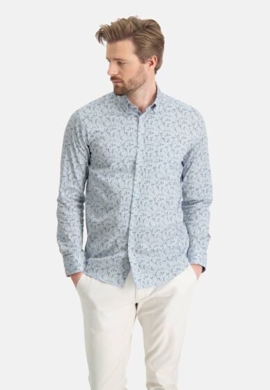 Shirt LS Printed Sat 21411212-5136