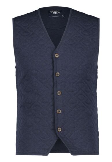 Knitted Gilet Plain 20068-5900