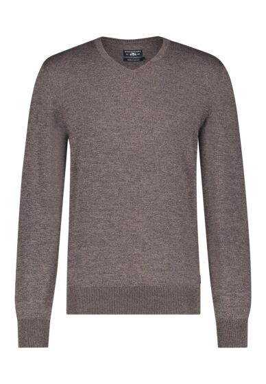 Pullover V-Neck Plai 20126-5989