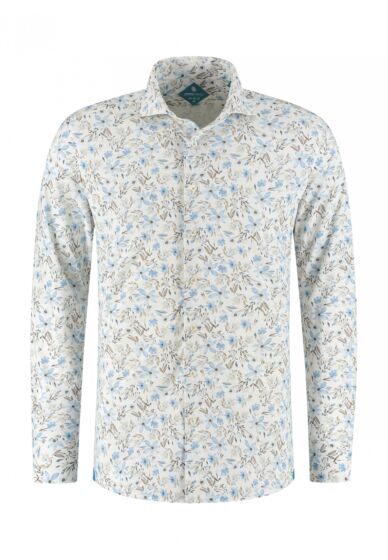 Pique Performance Shirt blauw 7.51.025.715-318