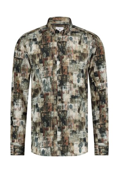 Shirt LS Print Popli 21424276-1198