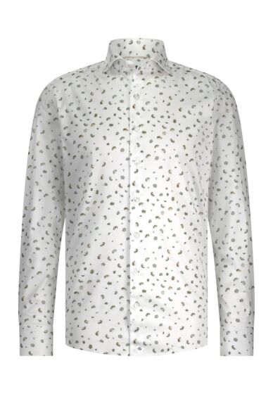 Shirt LS Print Satin 21415758-1151