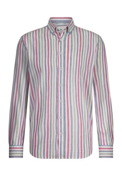Shirt LS Striped Oxf 21215364-1156