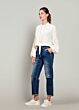 Top bow tie fluid viscose 2s2632-11508-122