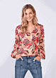 Top v-neck bold flowers 2s2728-11581-515