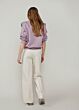 Sweater padded shoulder sweat 3s4558-30263-548