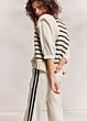 Sleeveless cardigan knit 7s5806-7976-122