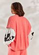 Sleeveless cardigan blend knit 7s5814-7956