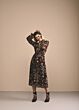 Jurk lang flower print 5s1192-11227-990