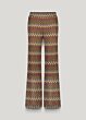 Wide leg zig zag pant 4s2807-30698-120 