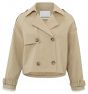 Cropped trenchcoat BEIGE 2-001024-402-51307