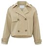 Cropped trenchcoat BEIGE 2-001024-402-51307