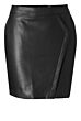 PU mini skirt BLACK 1409122-024-00001