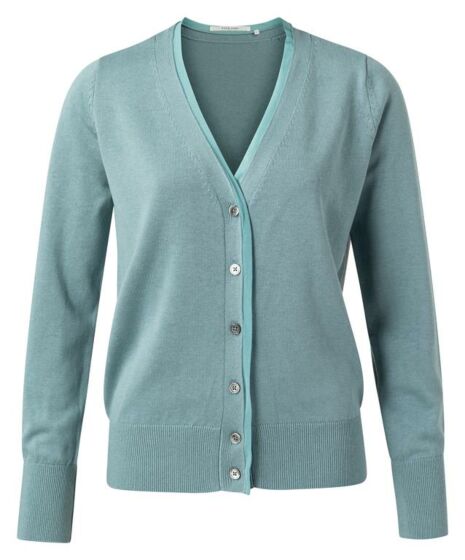 Mesh detail cardigan RAINY SKY 1010115-112-64411