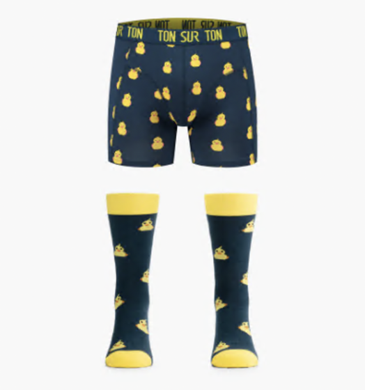 Boxershort + sokken kwaak kwaak